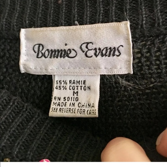 Vintage Holiday Bonnie Evans Sweater - Picture 5 of 6